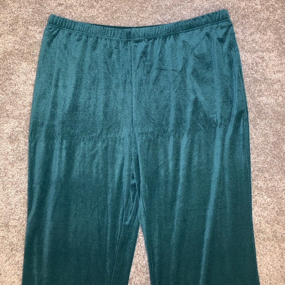 Seventh Avenue Turquoise Wide Leg Pants size 3X - Picture 4 of 8